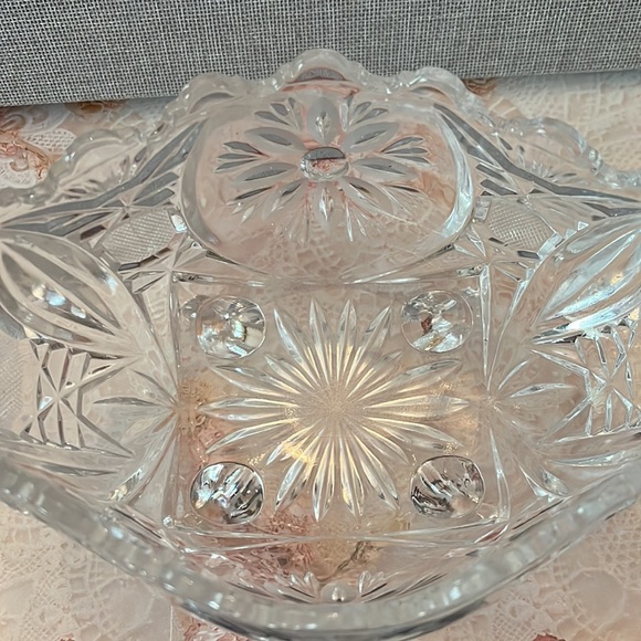 Cut-glass dish - Picture 4 of 4